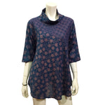 Load image into Gallery viewer, Stylish Blue Floral Print Top
