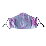 Load image into Gallery viewer, Floral Pattern Cotton+Silk Mask
