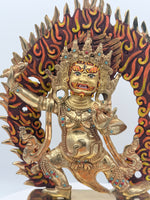 Load image into Gallery viewer, Mahakala full gold statue
