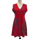 Load image into Gallery viewer, V-Neck Dress with short sleeves
