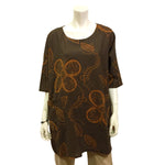 Load image into Gallery viewer, Brown Floral Top
