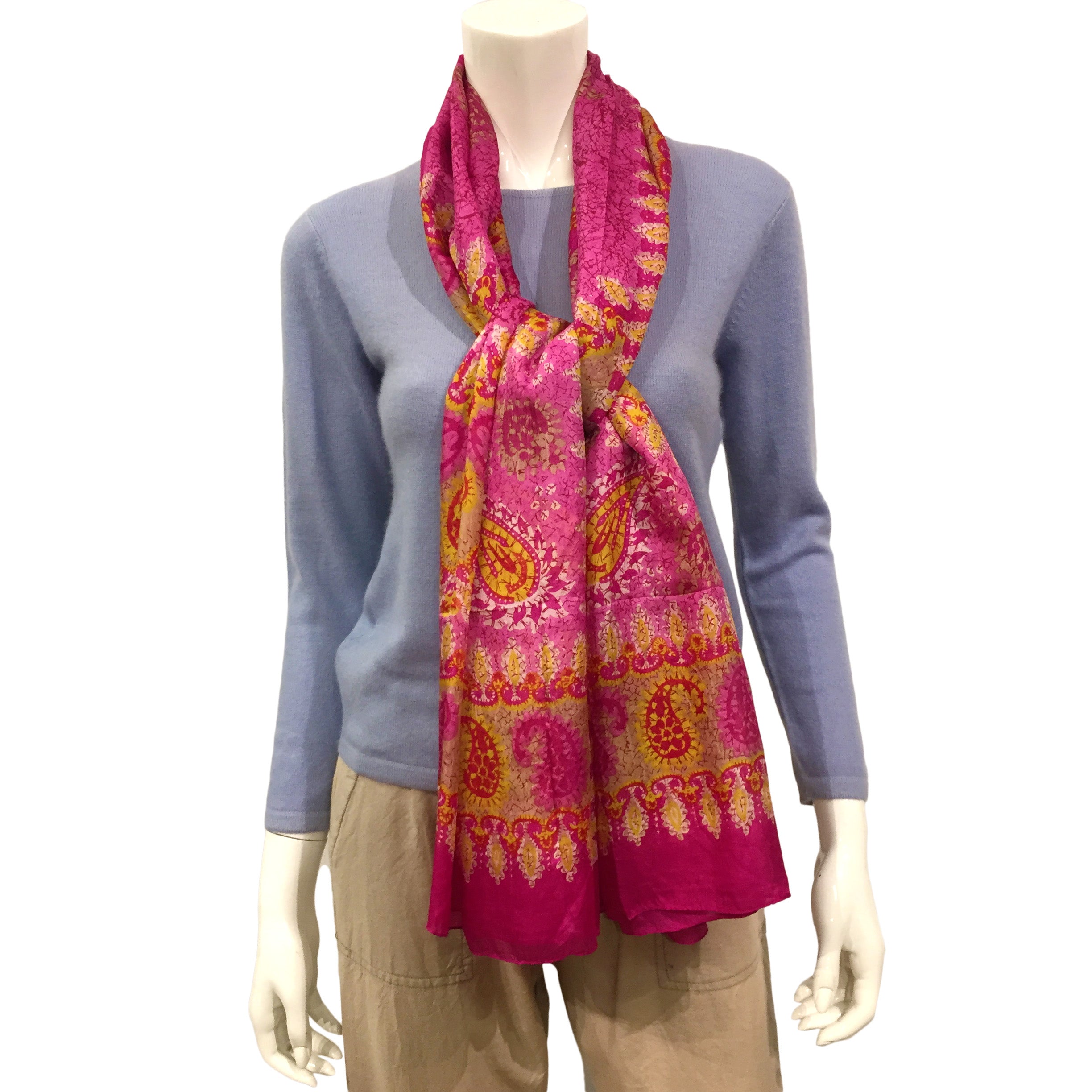 Silk Scarf with pattern