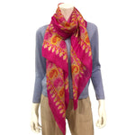 Load image into Gallery viewer, Silk Scarf with pattern
