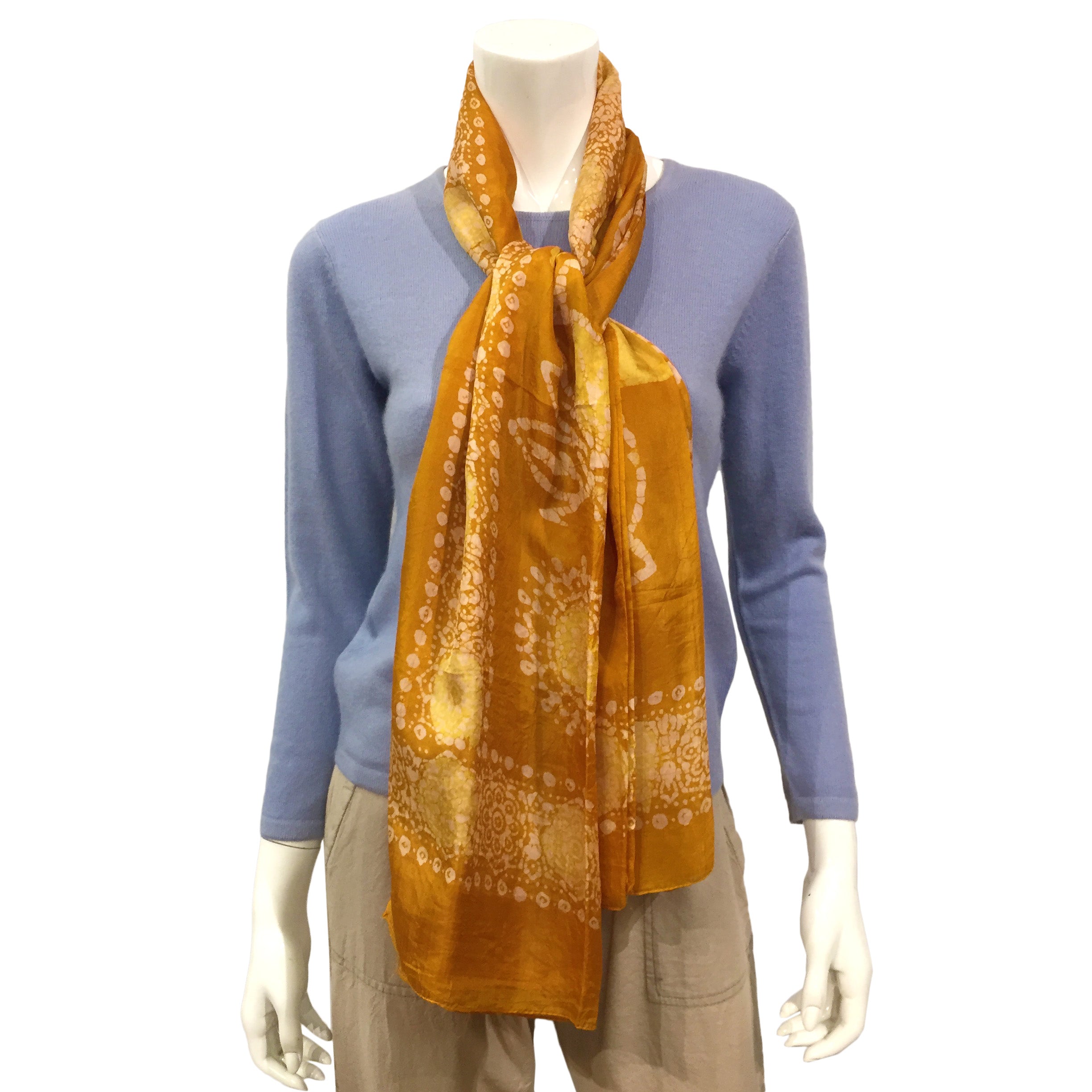Silk Scarf with pattern