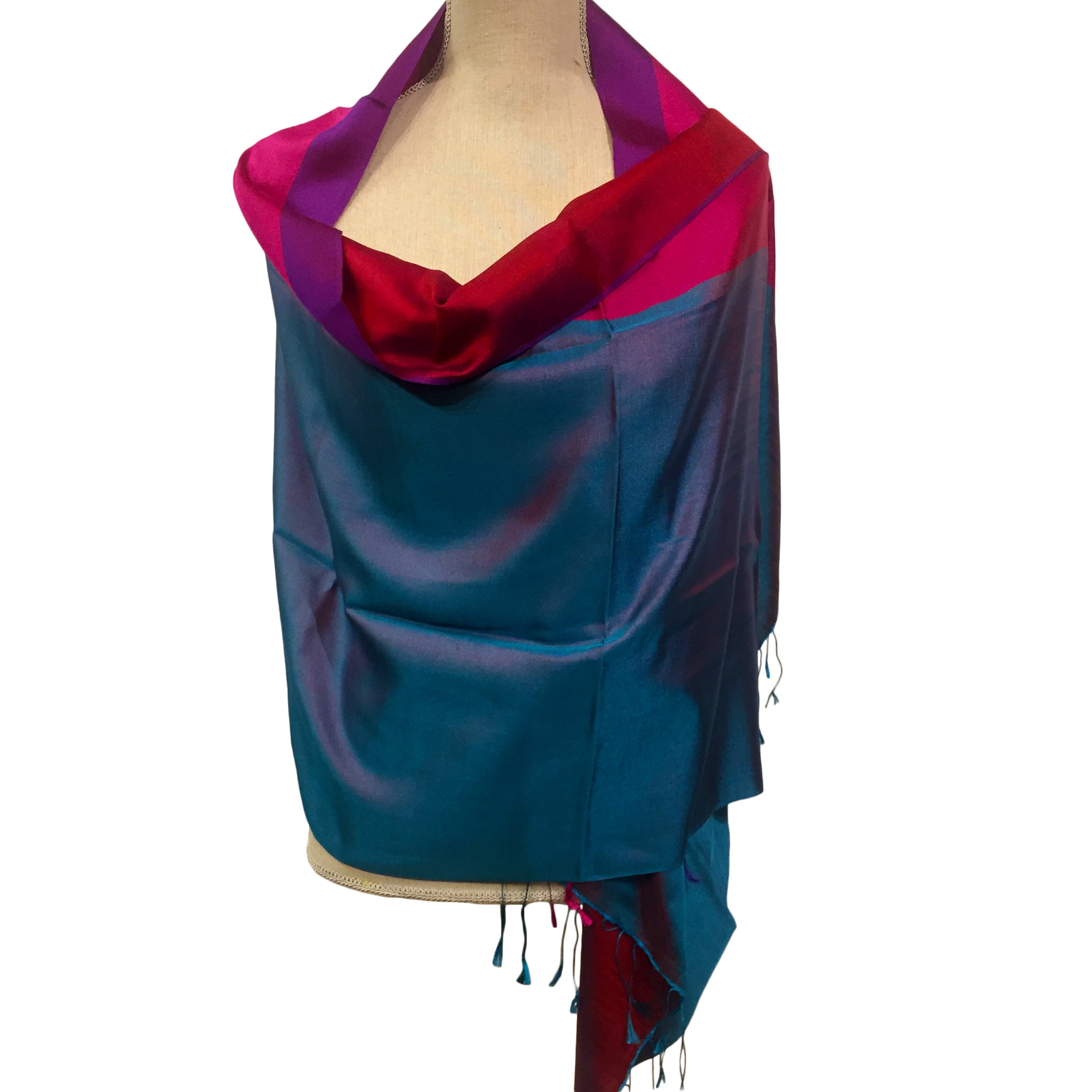 Silk Scarf with double shade