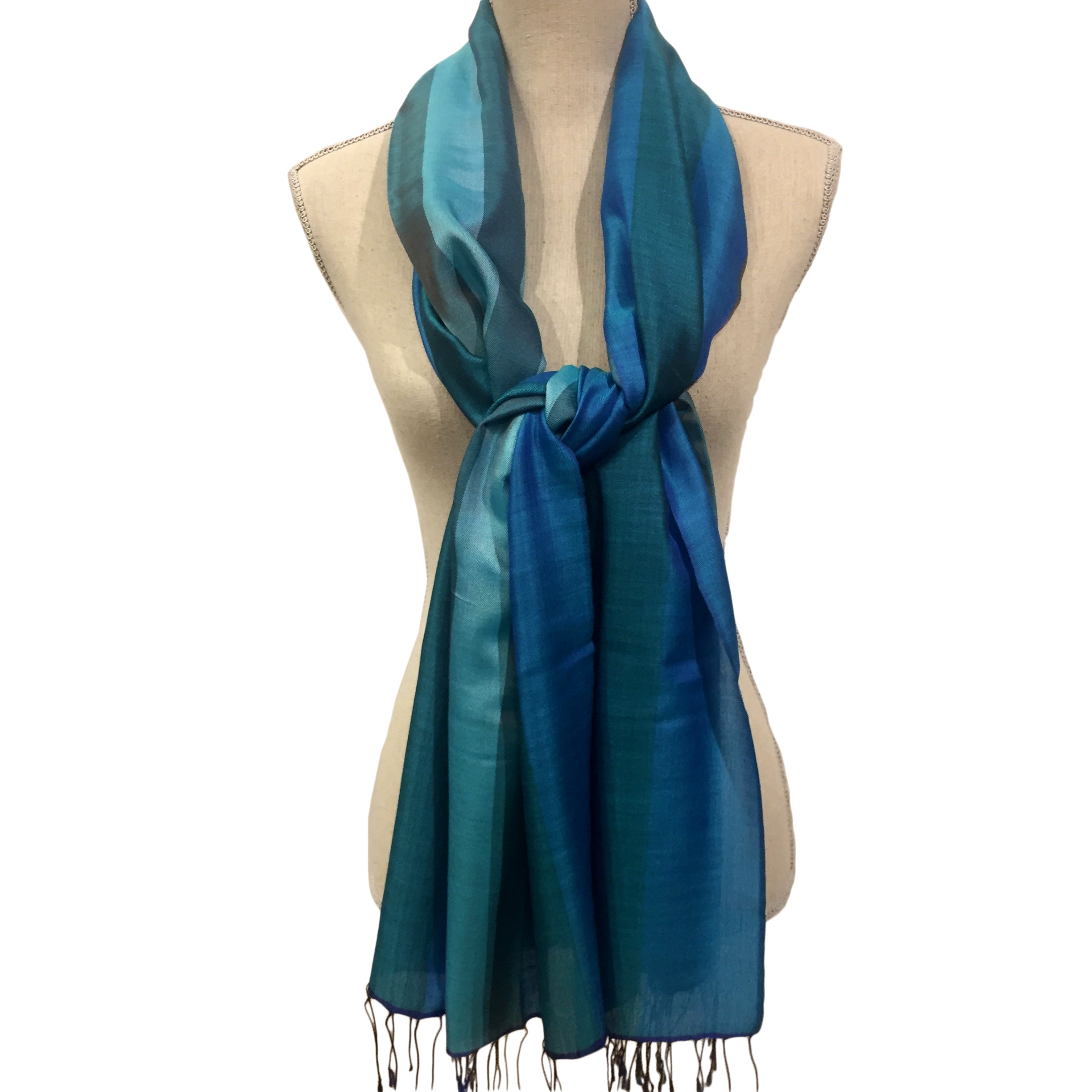 Silk Scarf with double shade