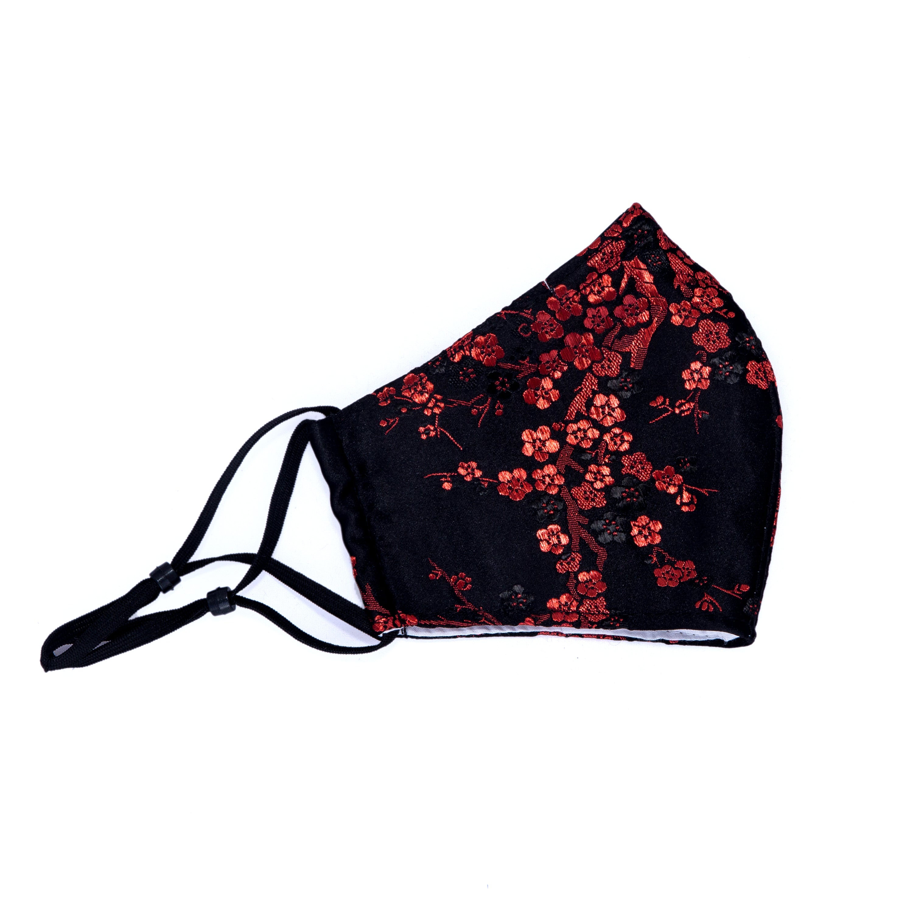 Floral Pattern Cotton+Silk Mask