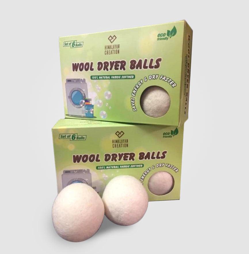 Wool Dryer Balls (Pack of 6)