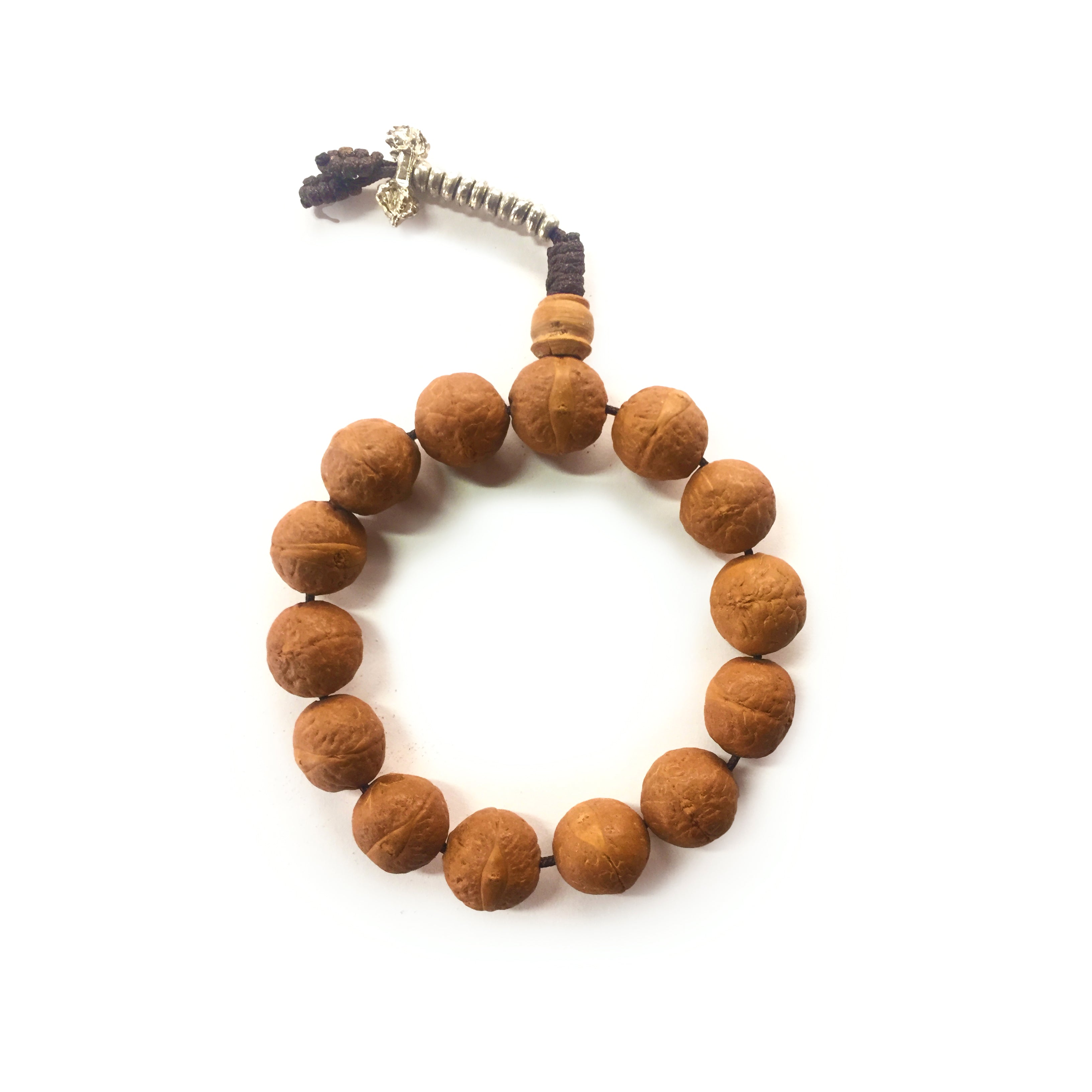 Rudraksha Bodhi & 7-Chakra Beads Tibetan Prayer Bracelet